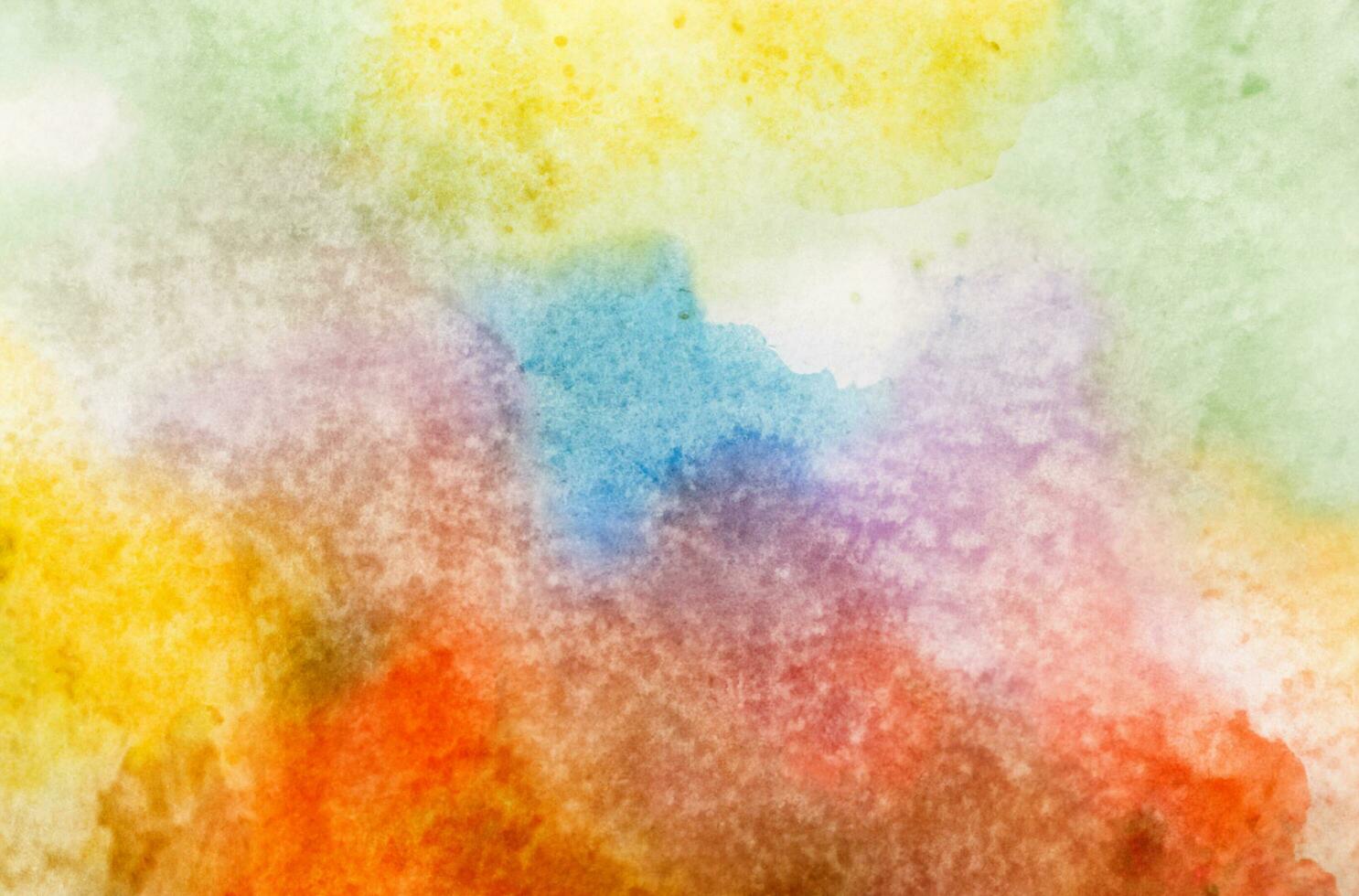 Abstract colorful watercolor for background photo