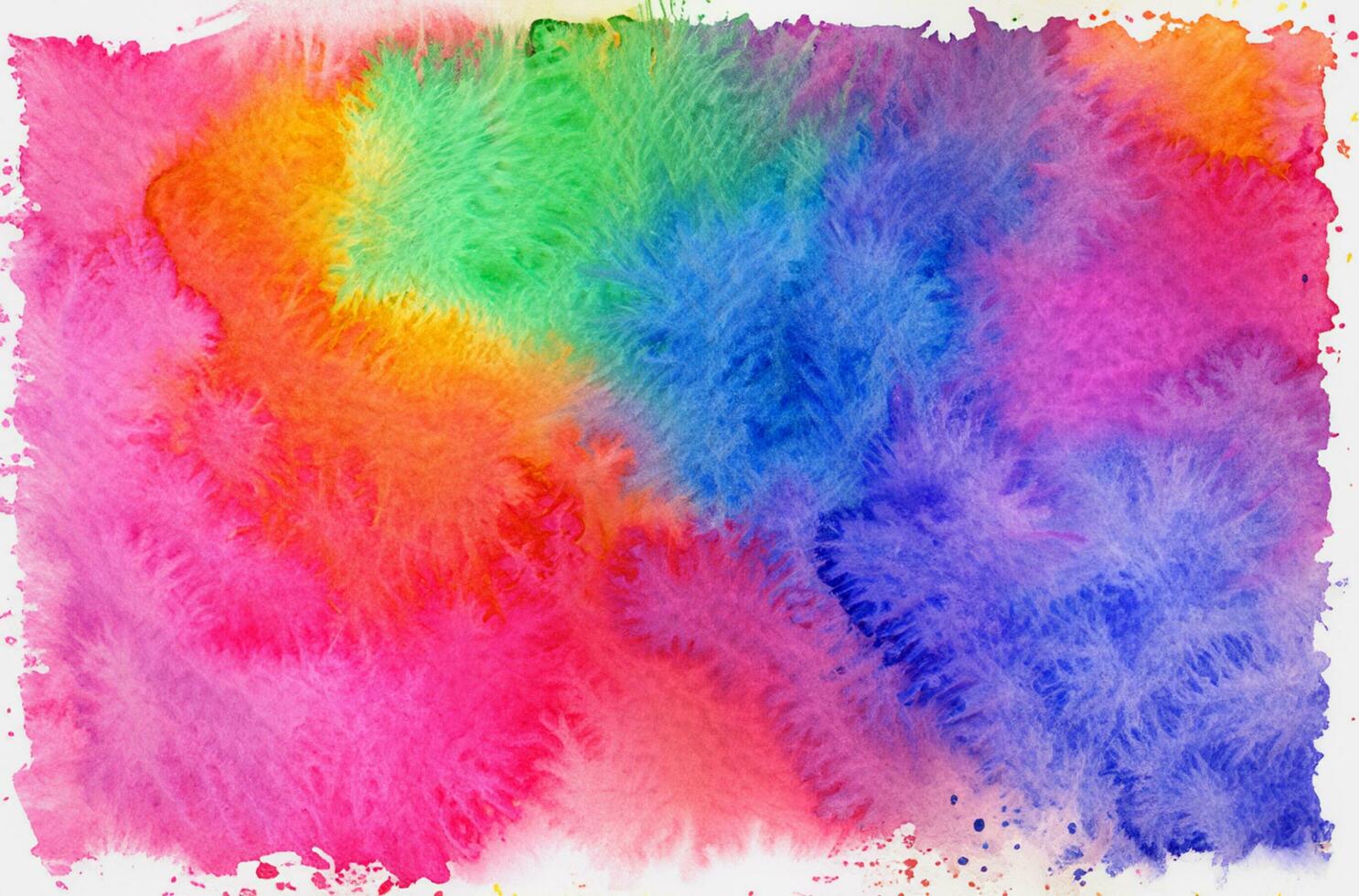Abstract colorful watercolor for background photo