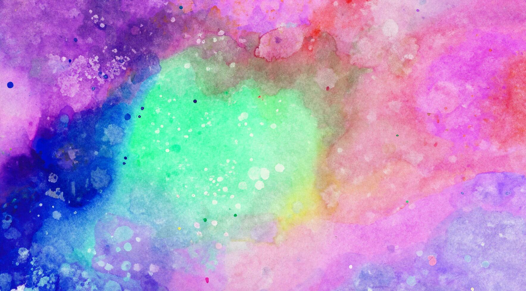 Abstract colorful watercolor for background photo