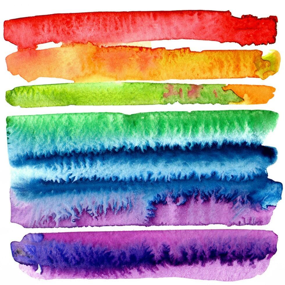 Abstract colorful watercolor for background photo