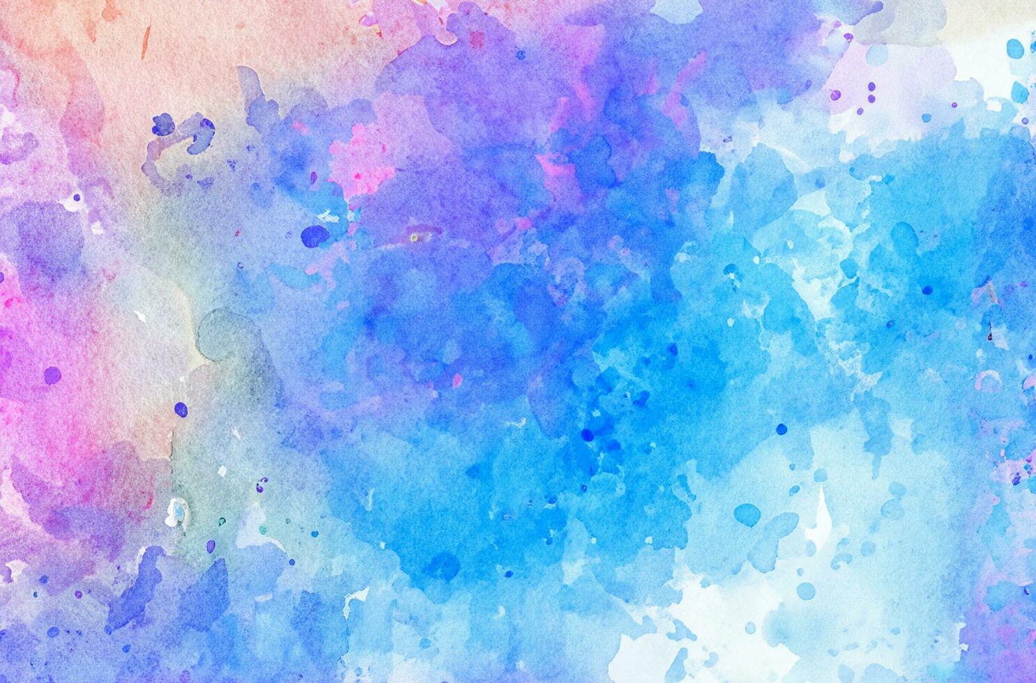 Abstract colorful watercolor for background photo