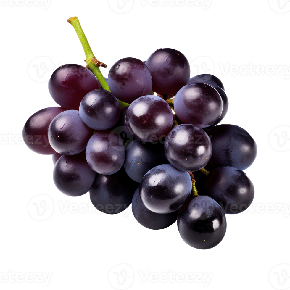 Fresh grapes isolated  on transpatenr background png