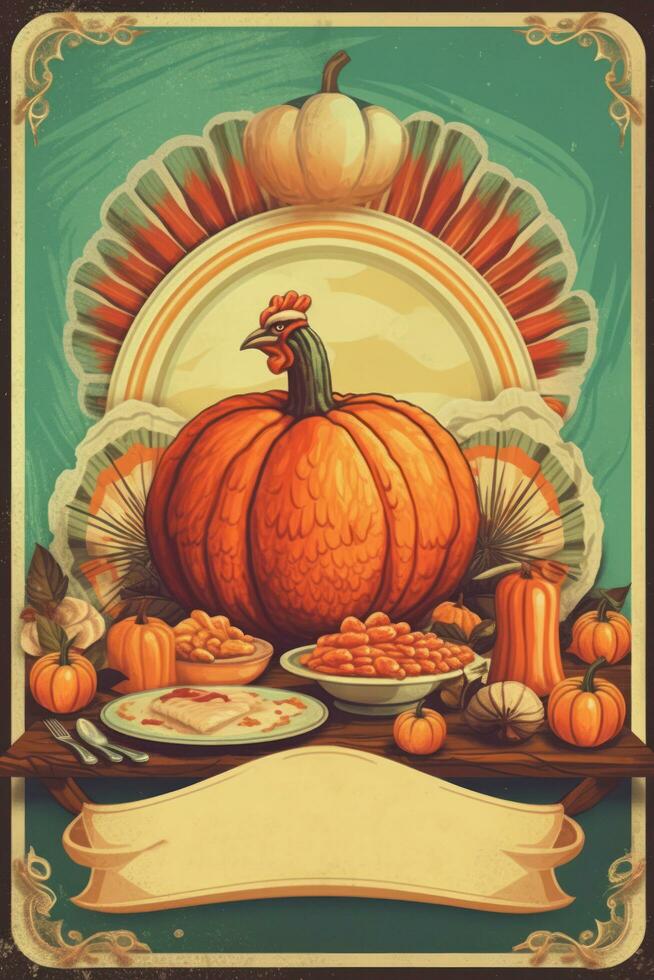 Thanksgiving Poster Stock Photos, Images and Backgrounds for Free Download