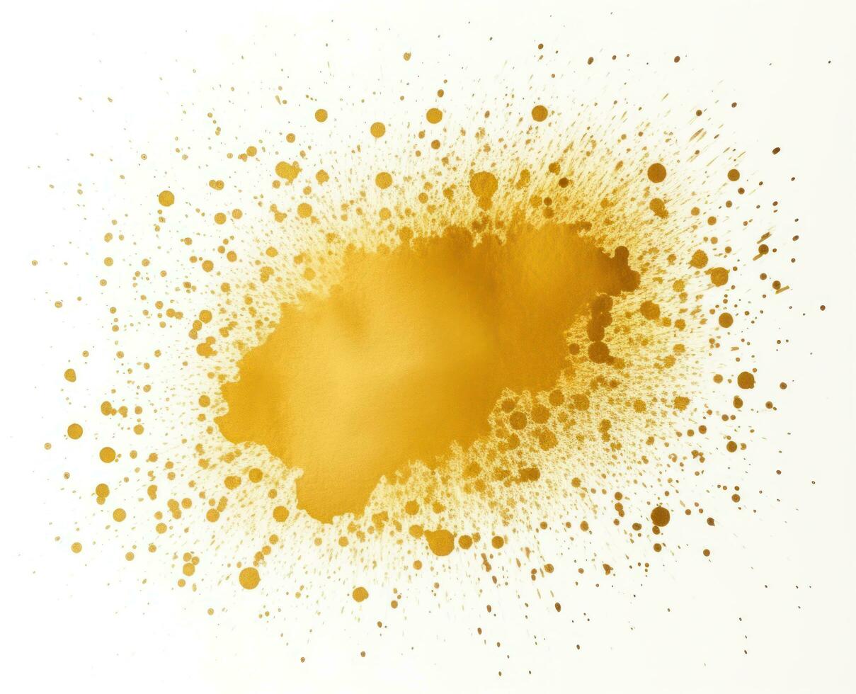 Gold glitter, confetti and powder. photo