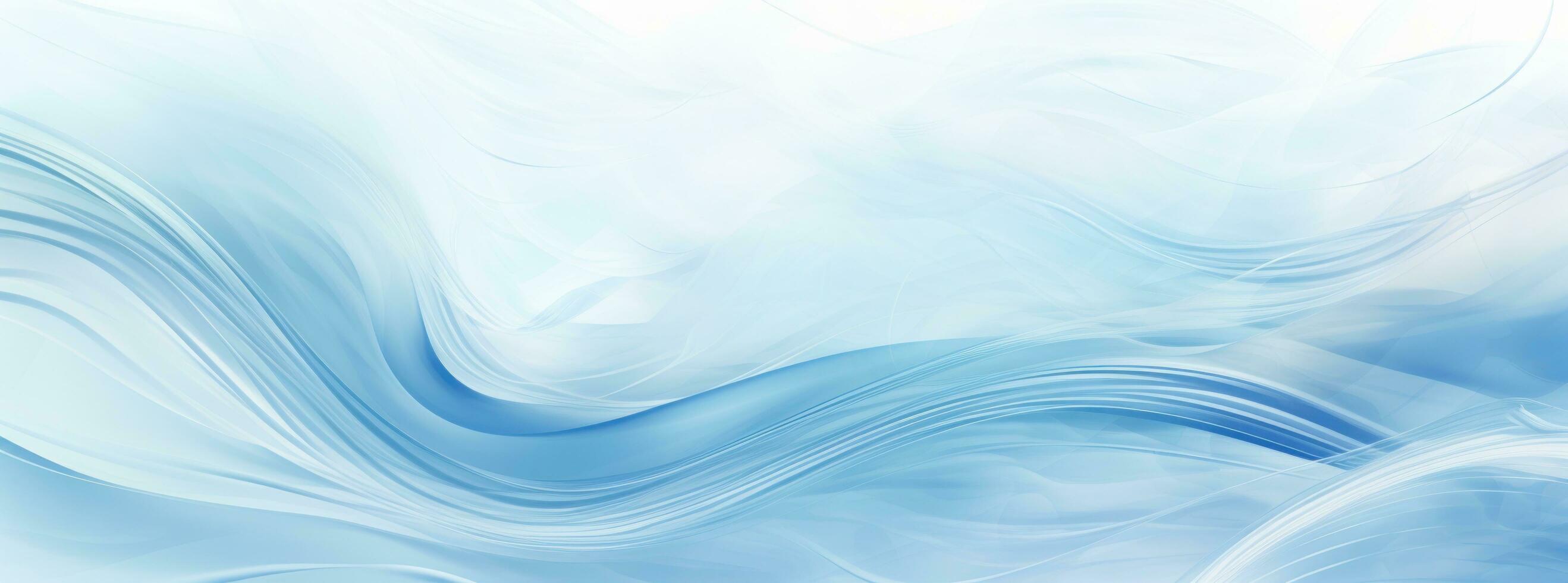 Abstract blue wave background photo