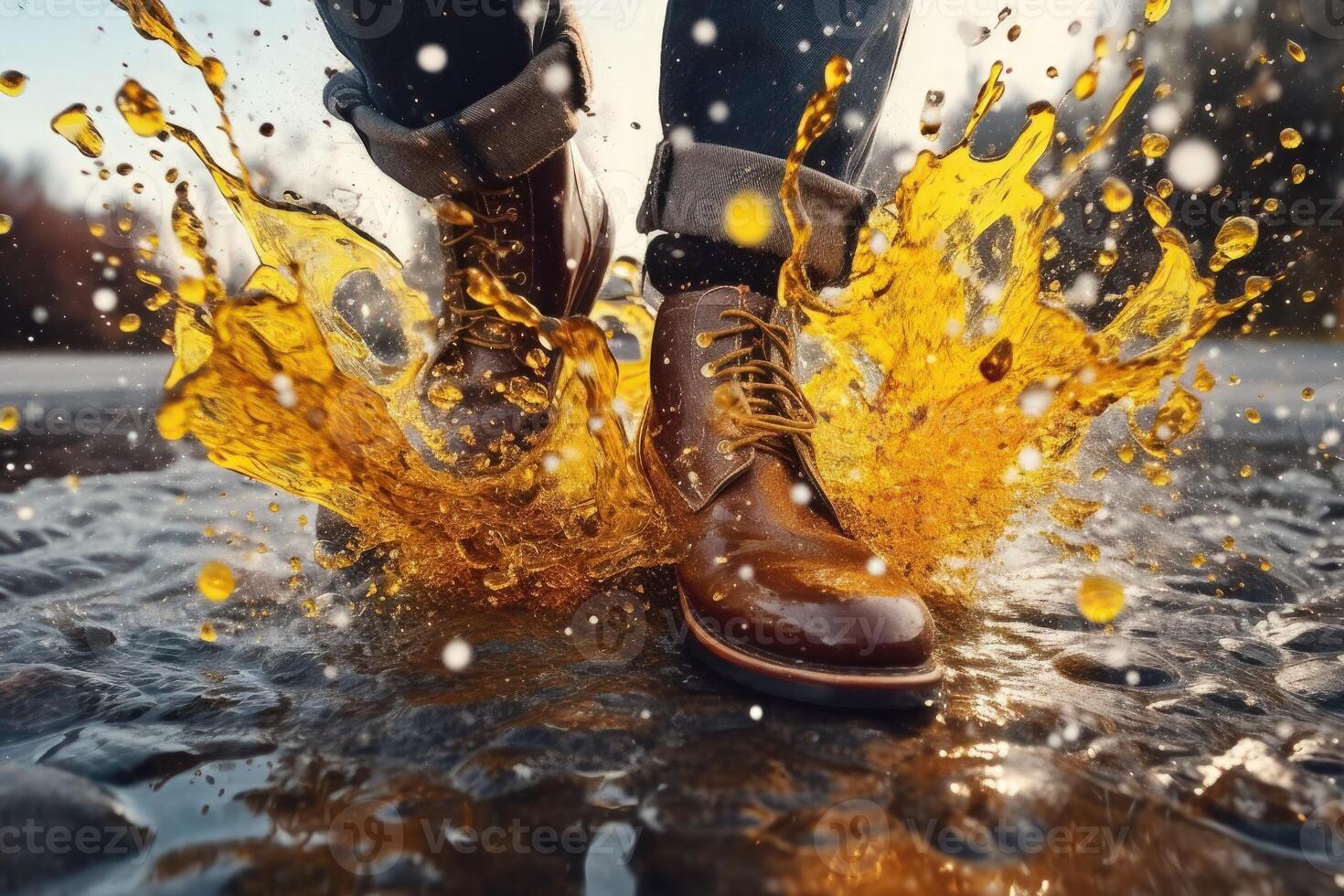 Waterproof boots - photo