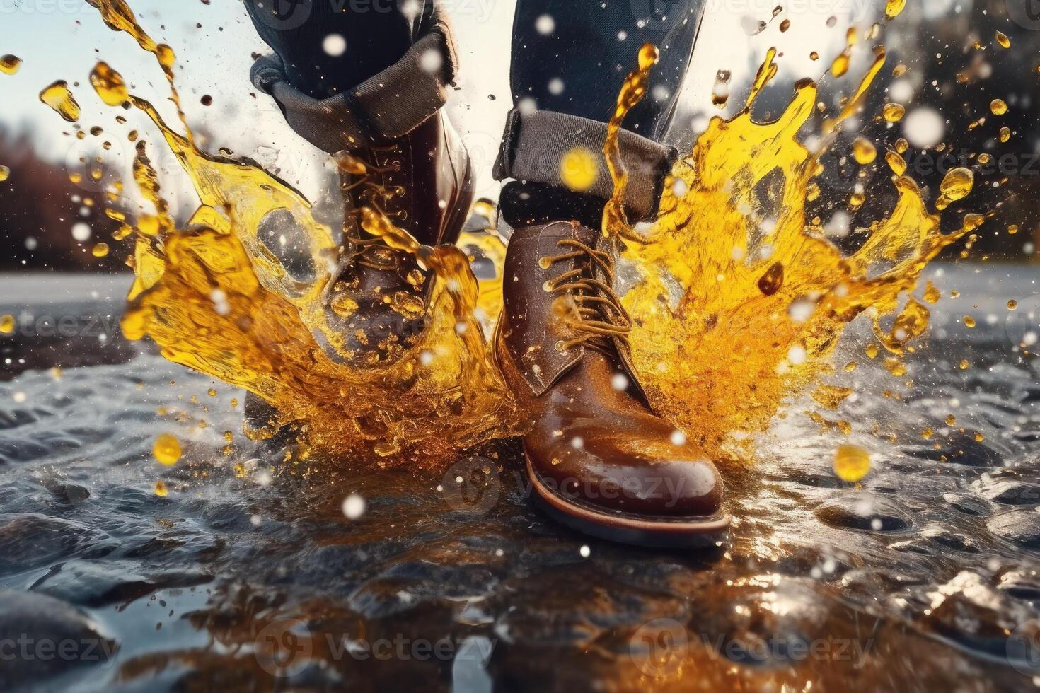 Waterproof boots - AI Generative photo