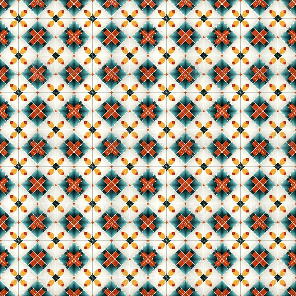 Seamless pattern. Tile - AI Generative photo