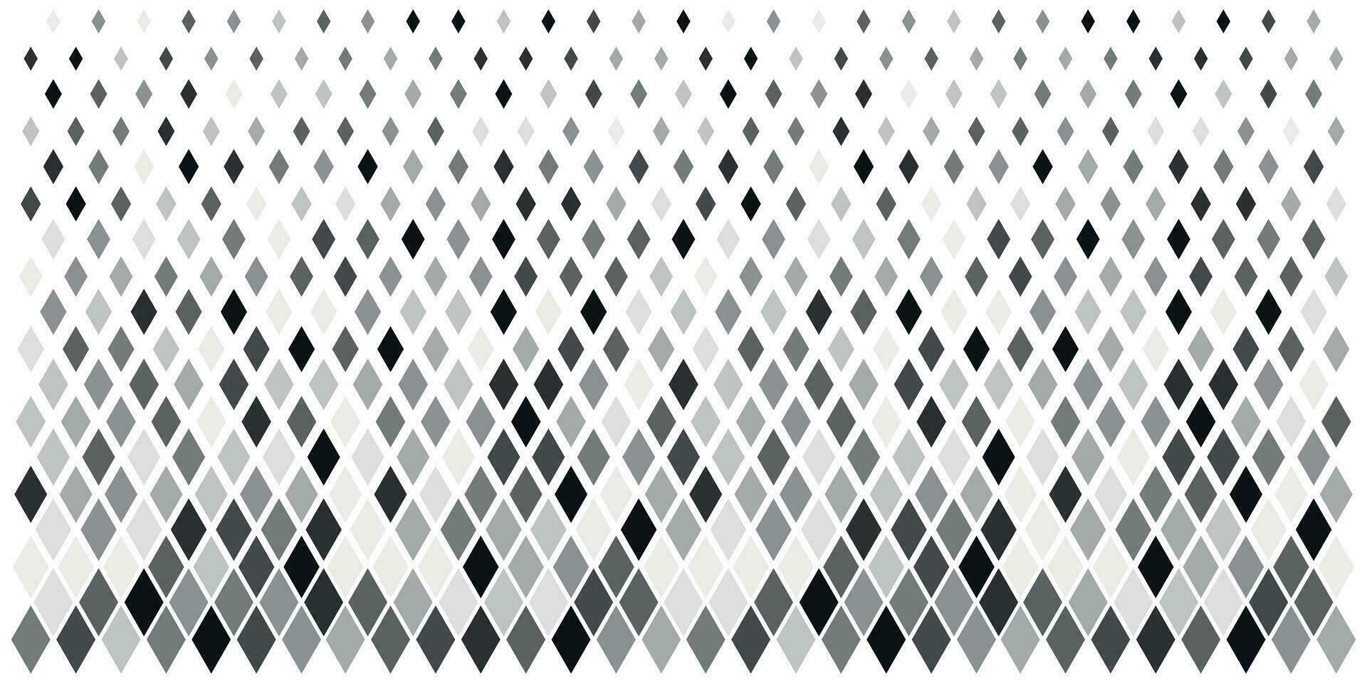 rhombus design in black and white tones vector