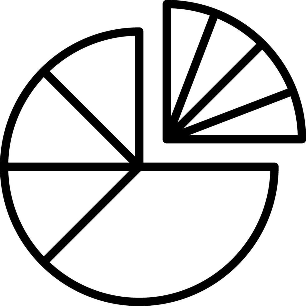 Round Chart Vector Icon Design