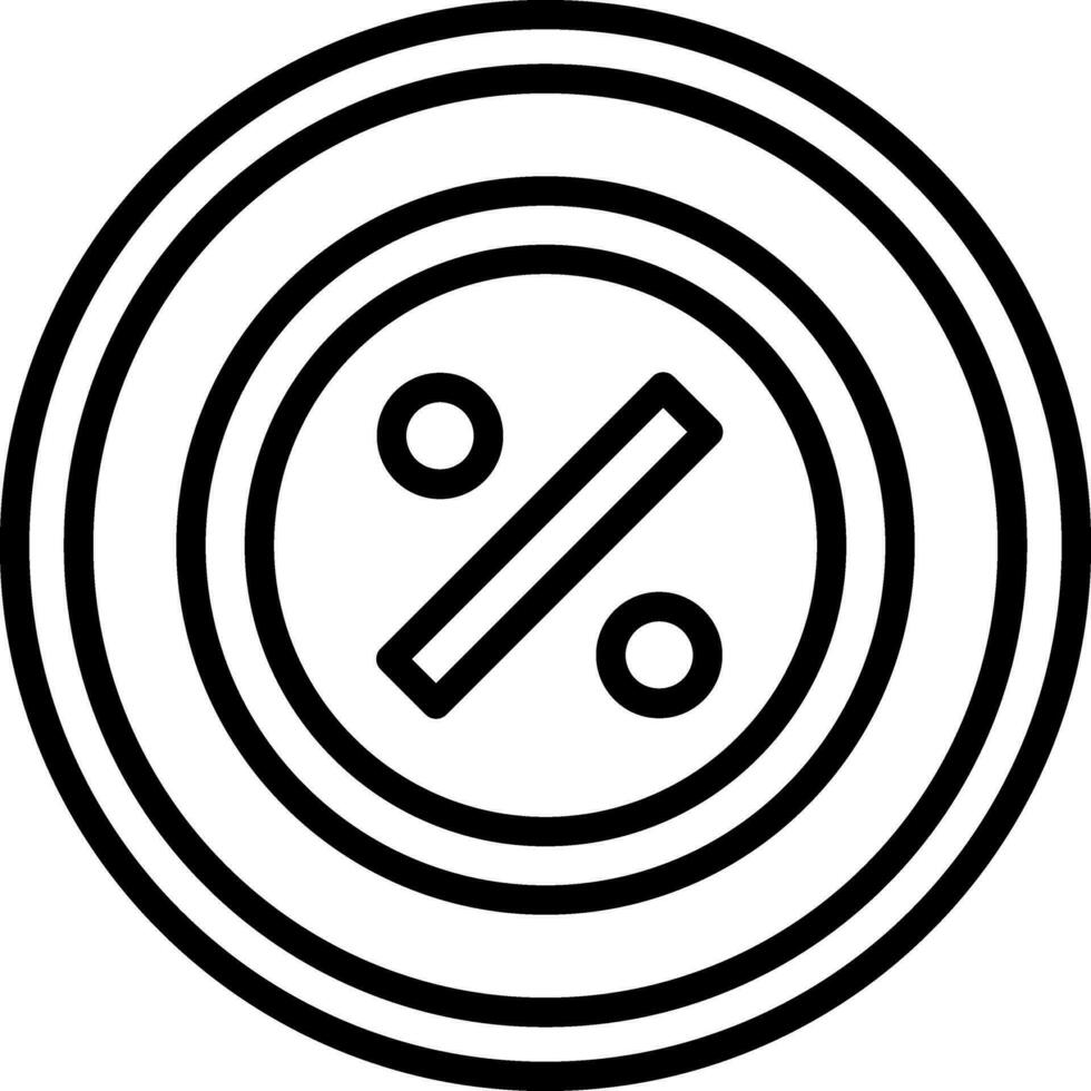 Percentage Vector Icon Design