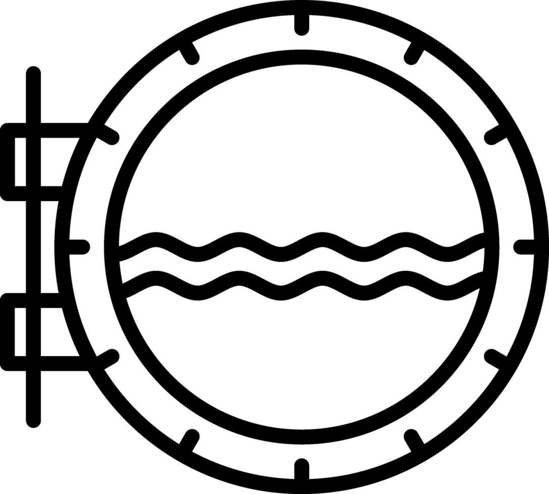 Porthole Vector Icon Design