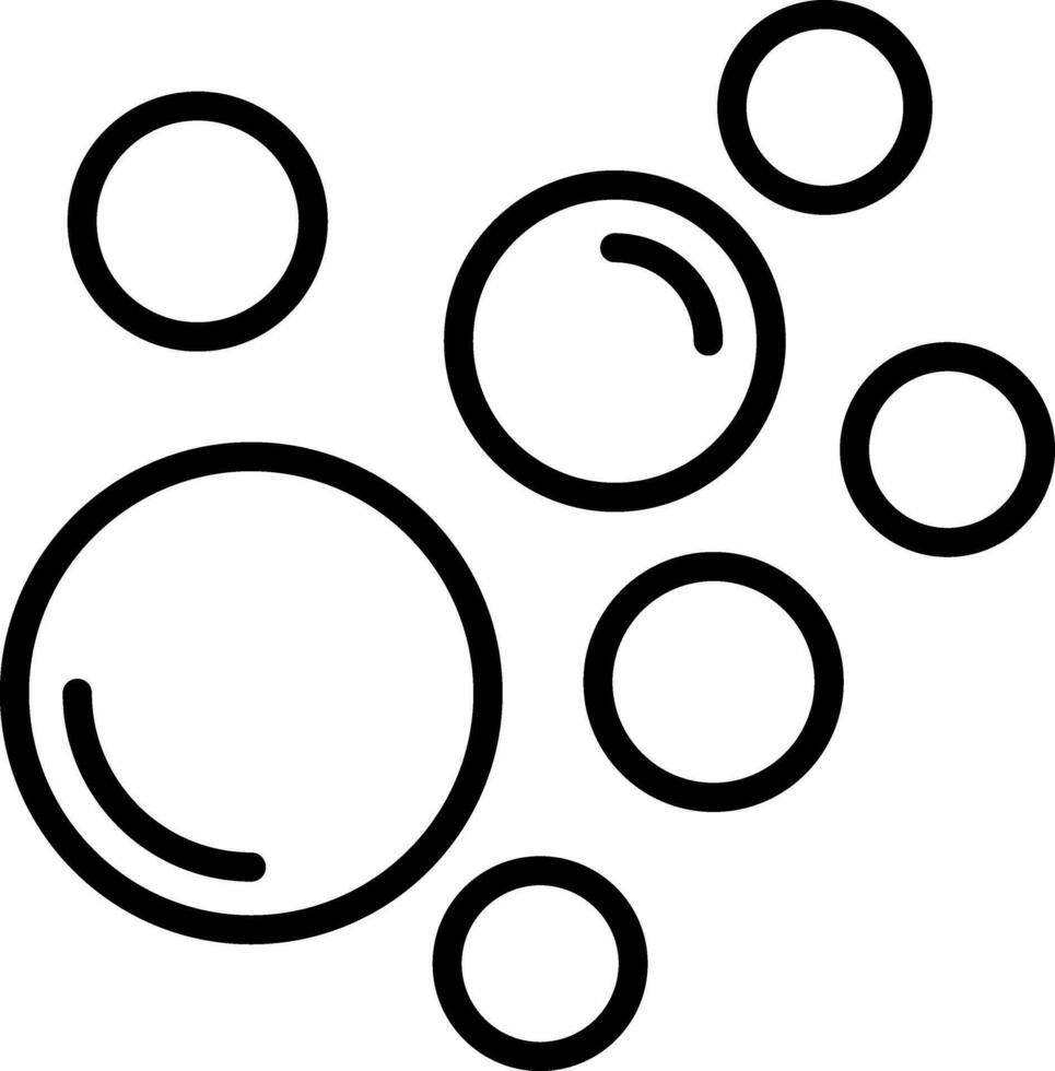 Bubbles Vector Icon Design