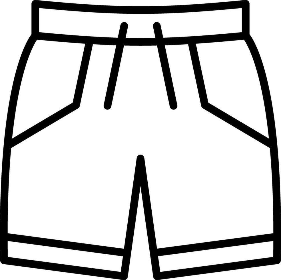 Swimming Trunks Vector Icon Design