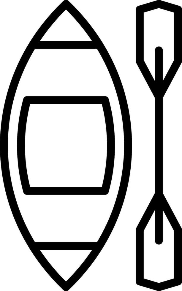 Kayak Vector Icon Design