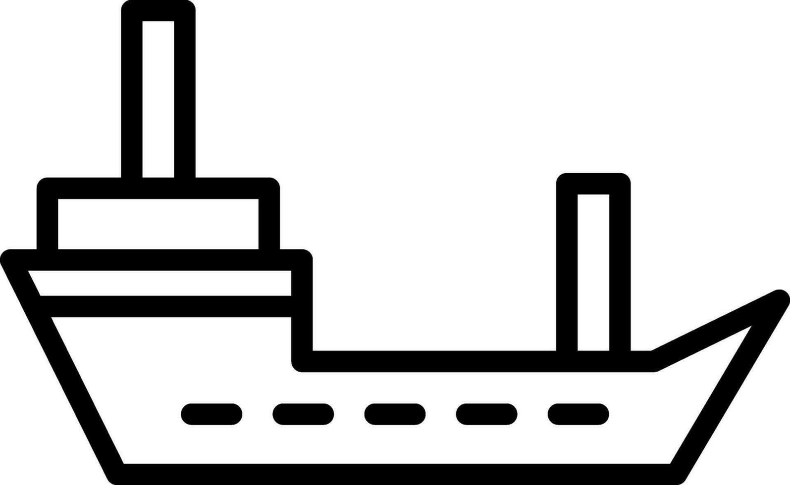 Ship Vector Icon Design