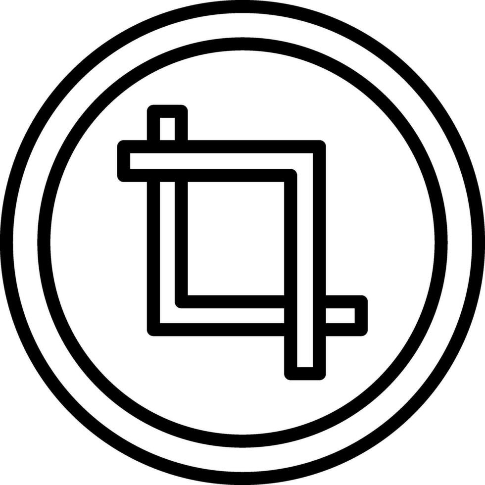 Crop Vector Icon Design