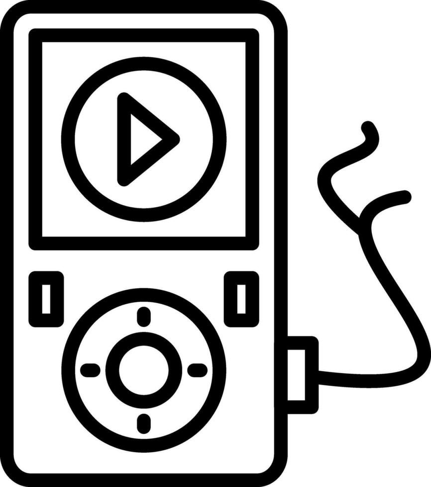 Mp4 Player Vector Icon Design