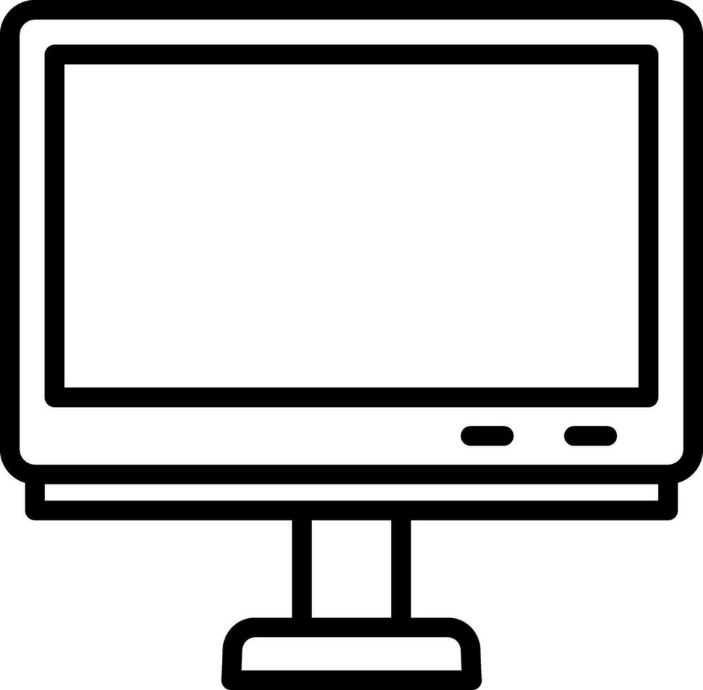 Monitor Vector Icon Design