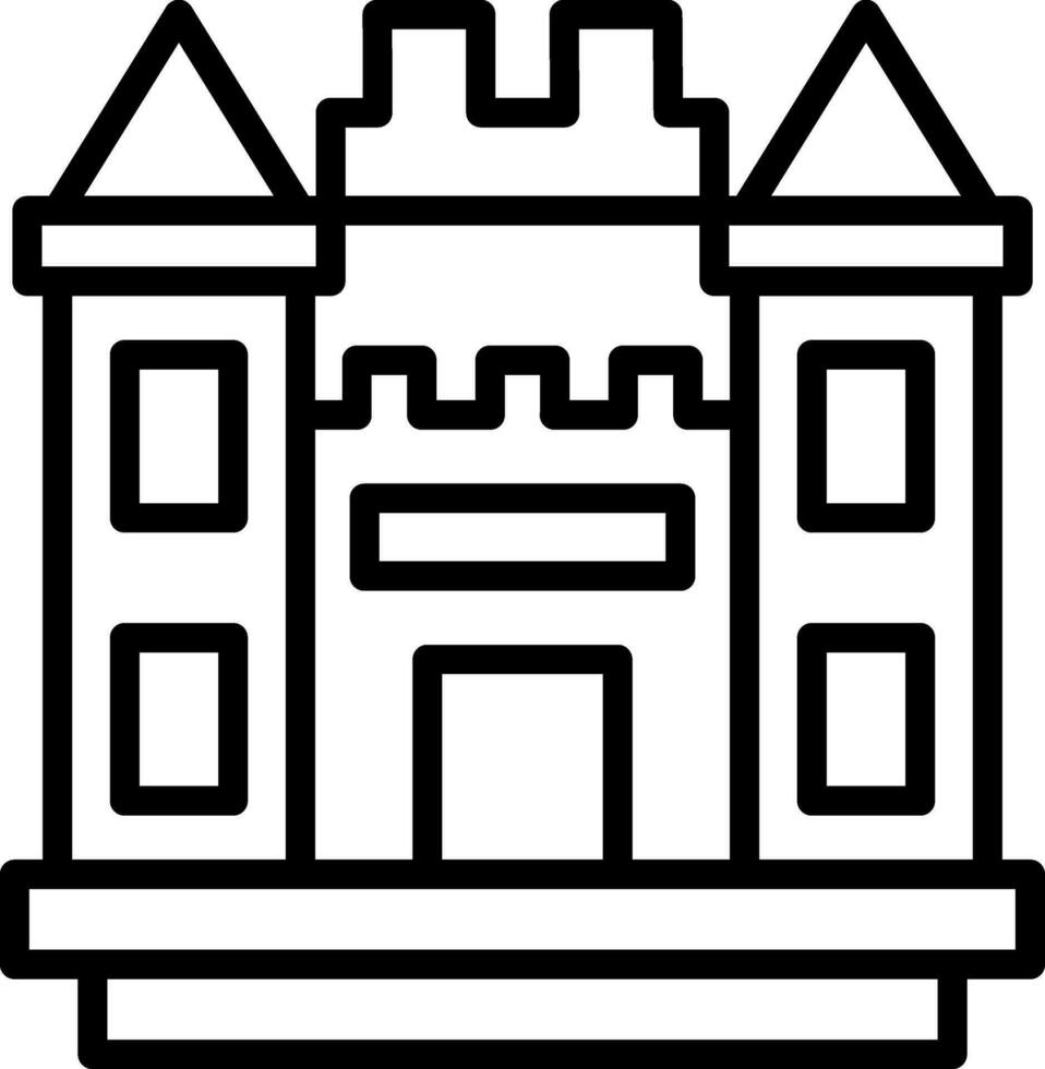 Castle Vector Icon Design