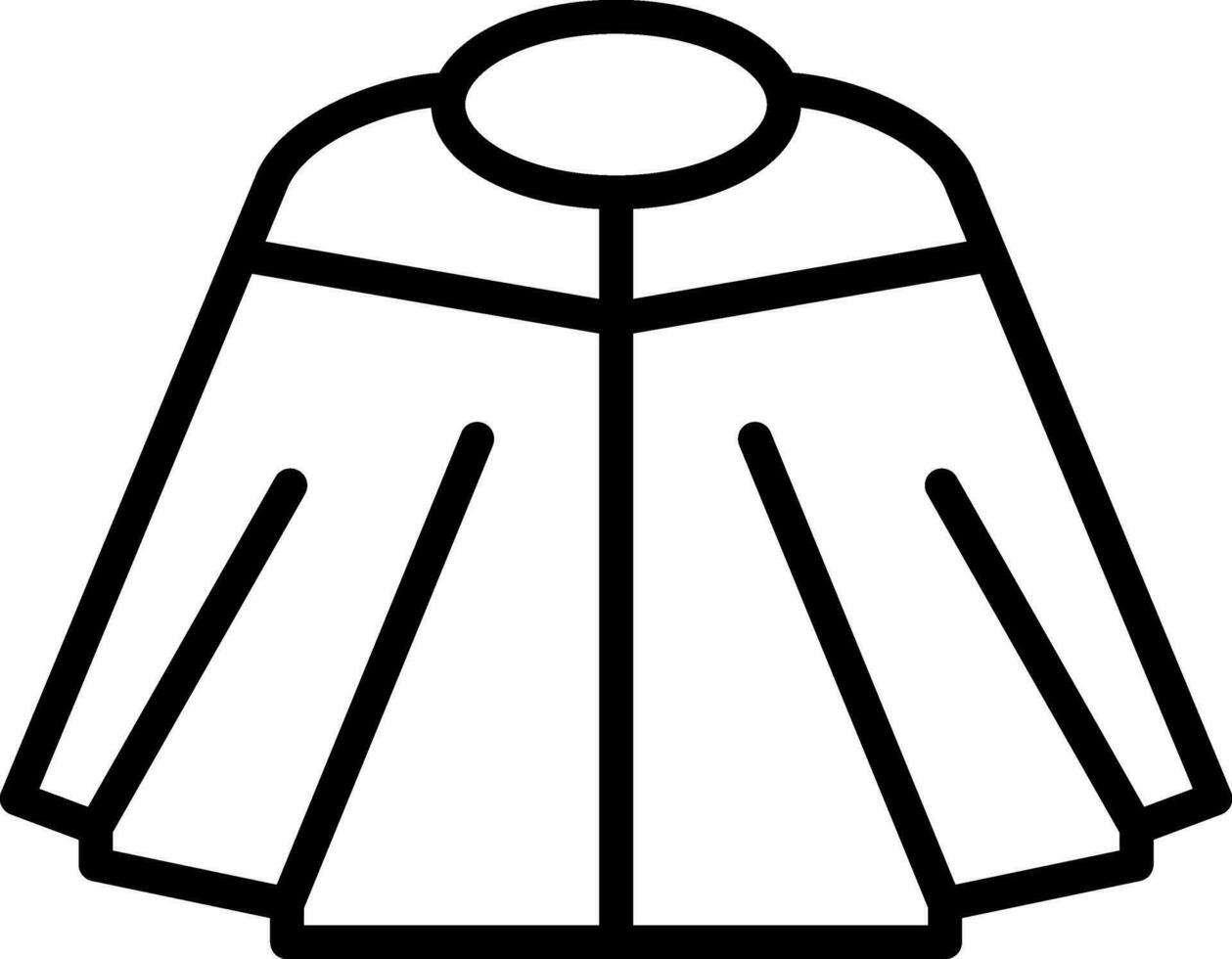 Cloak Vector Icon Design