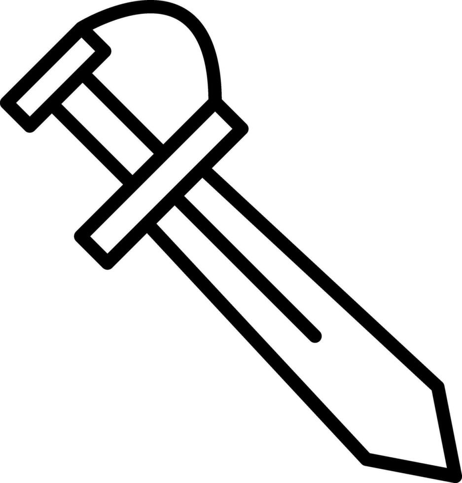 Sword Vector Icon Design