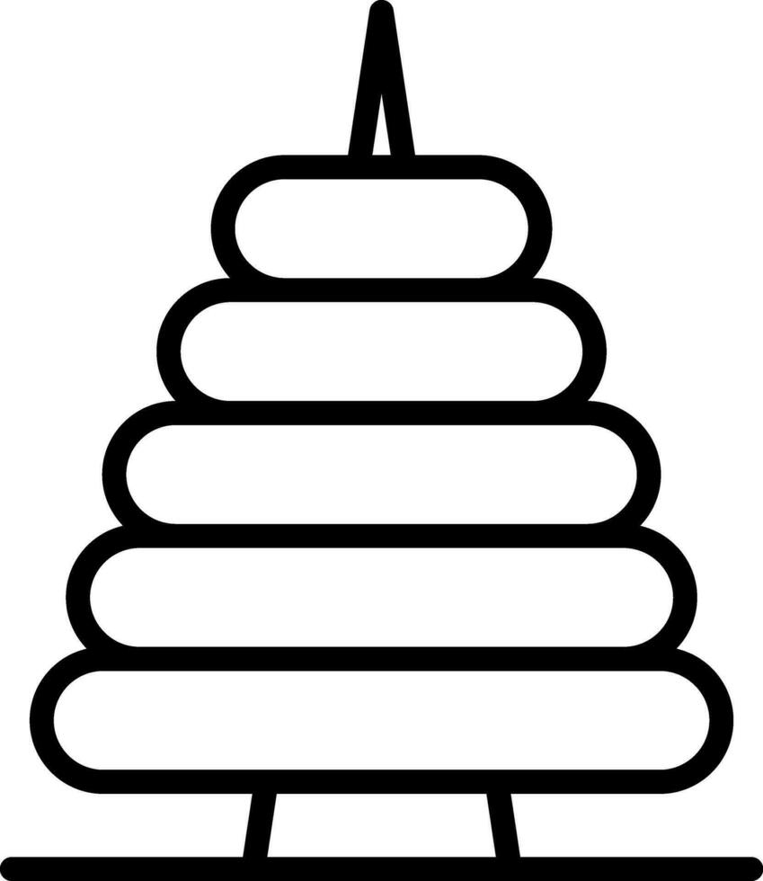Rings Vector Icon Design