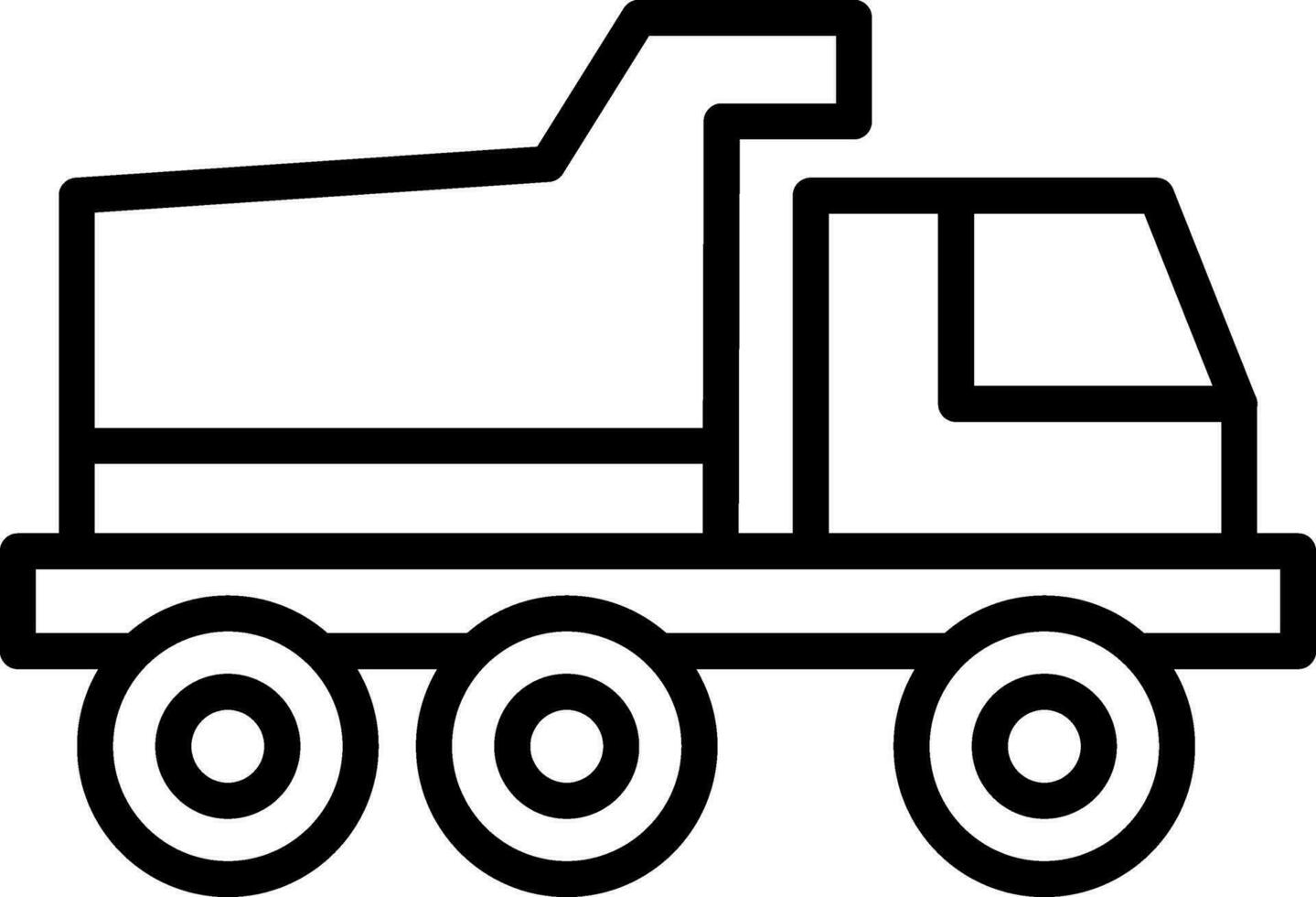 Toy Truck Vector Icon Design