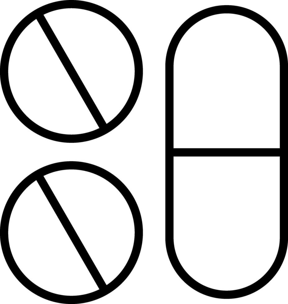 Pills Vector Icon Design