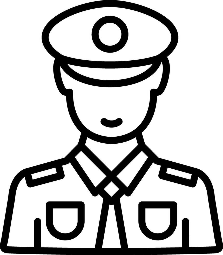 Police Vector Icon Design