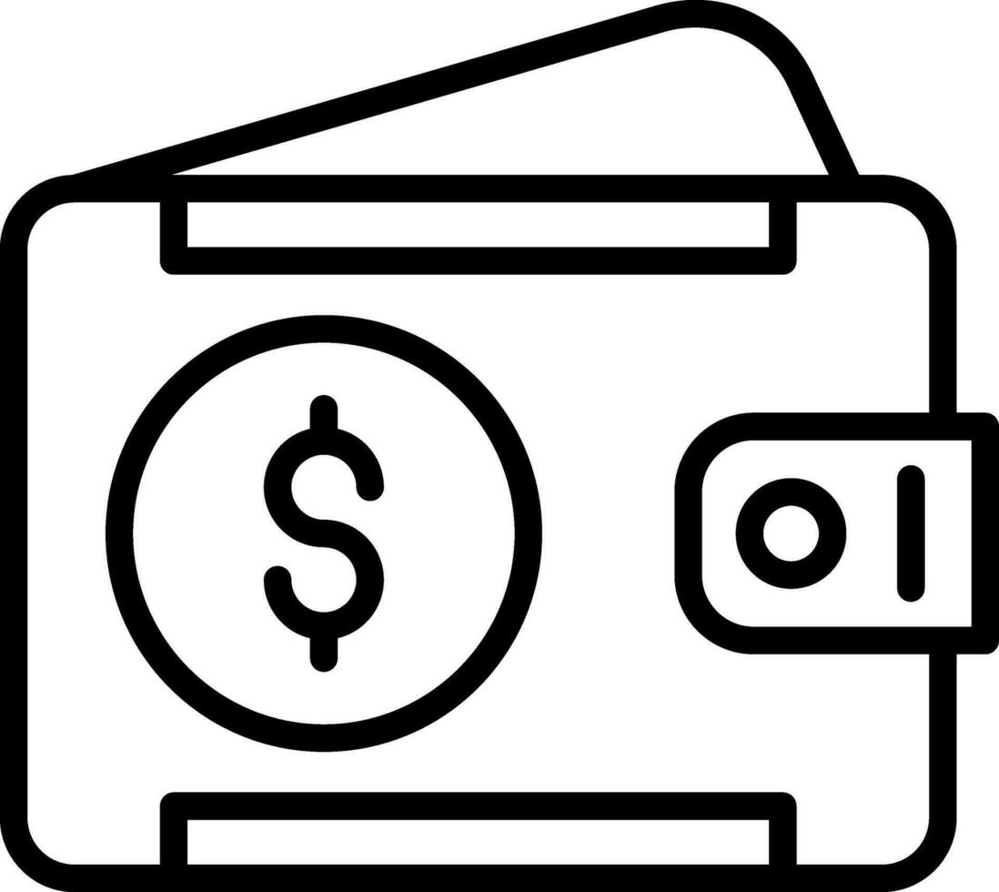 Wallet Vector Icon Design
