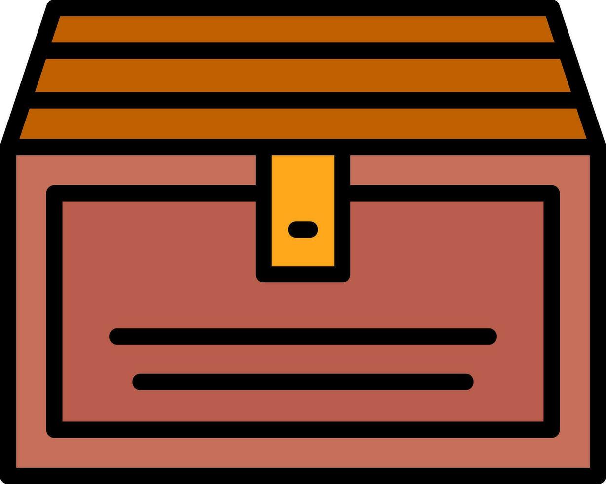 Chest Vector Icon Design