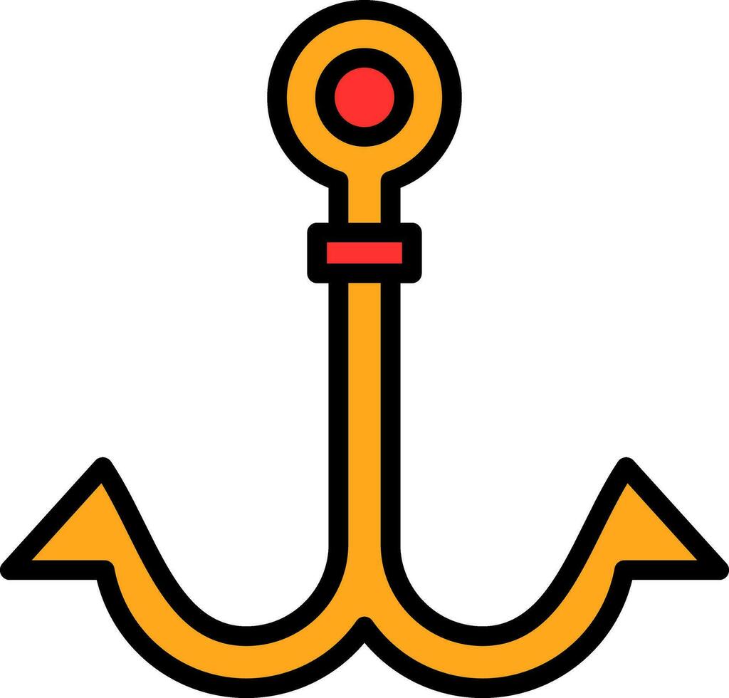 Anchor Vector Icon Design