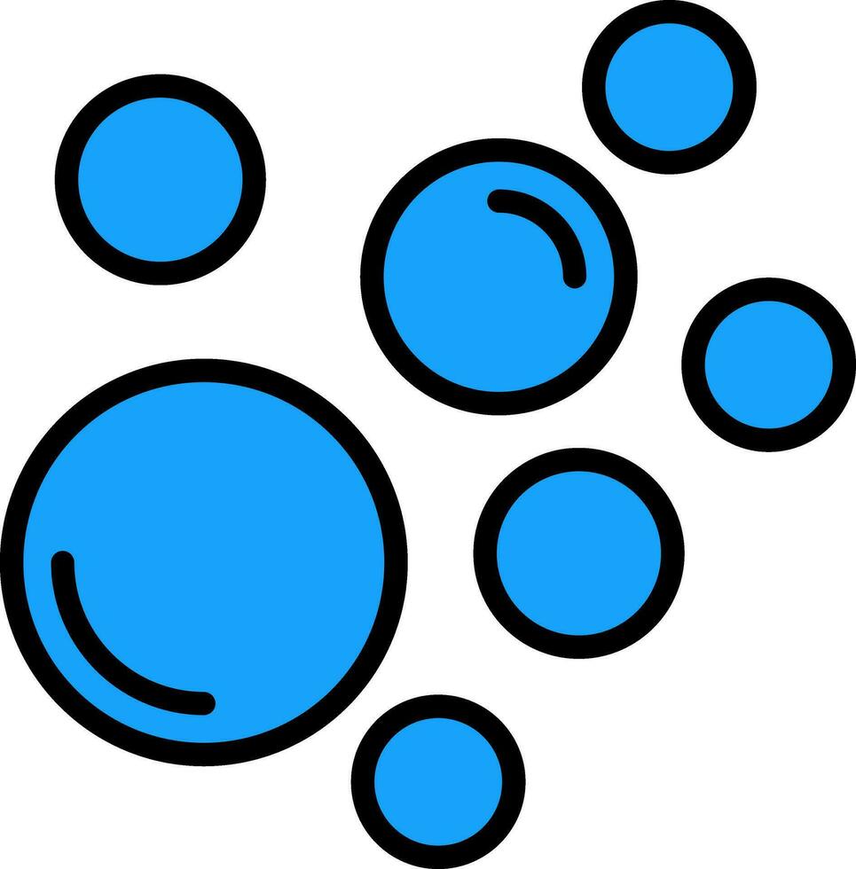 Bubbles Vector Icon Design