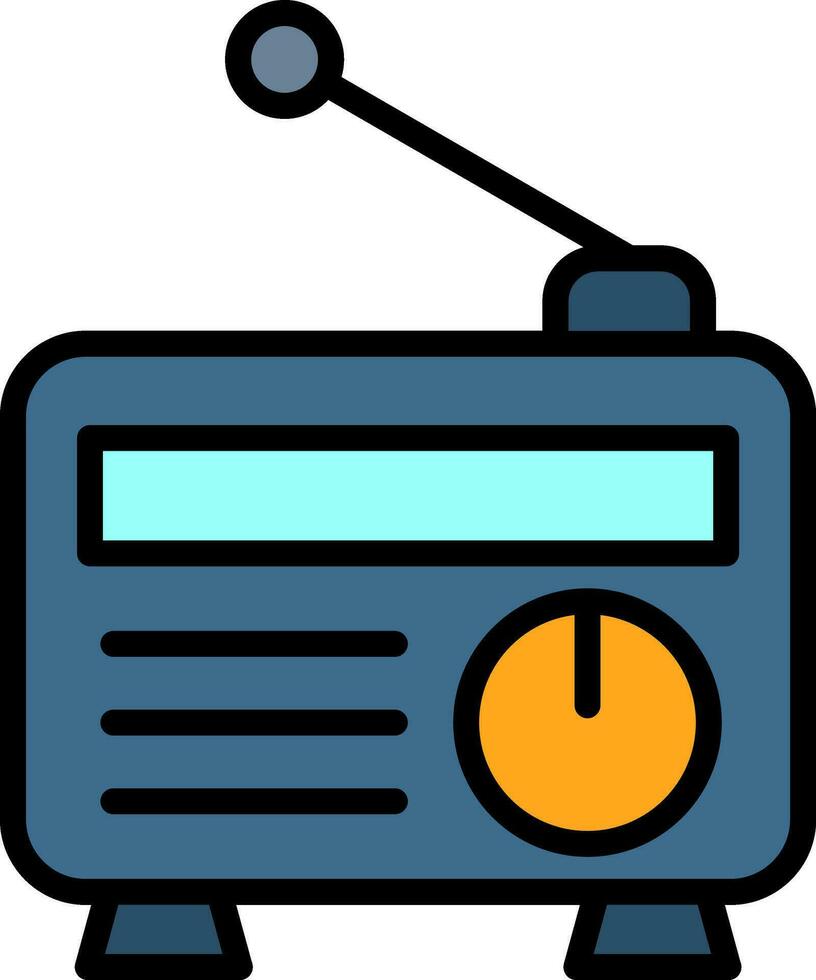 Radio Vector Icon Design