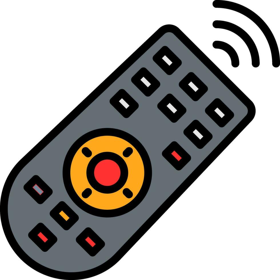 Remote Control Vector Icon Design