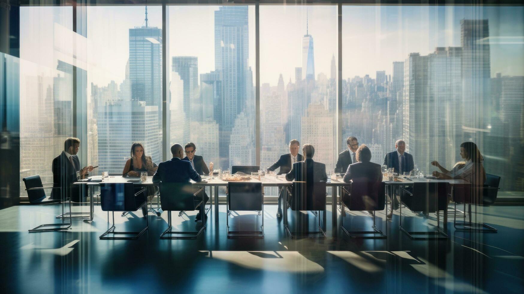 Business meeting in the office photo
