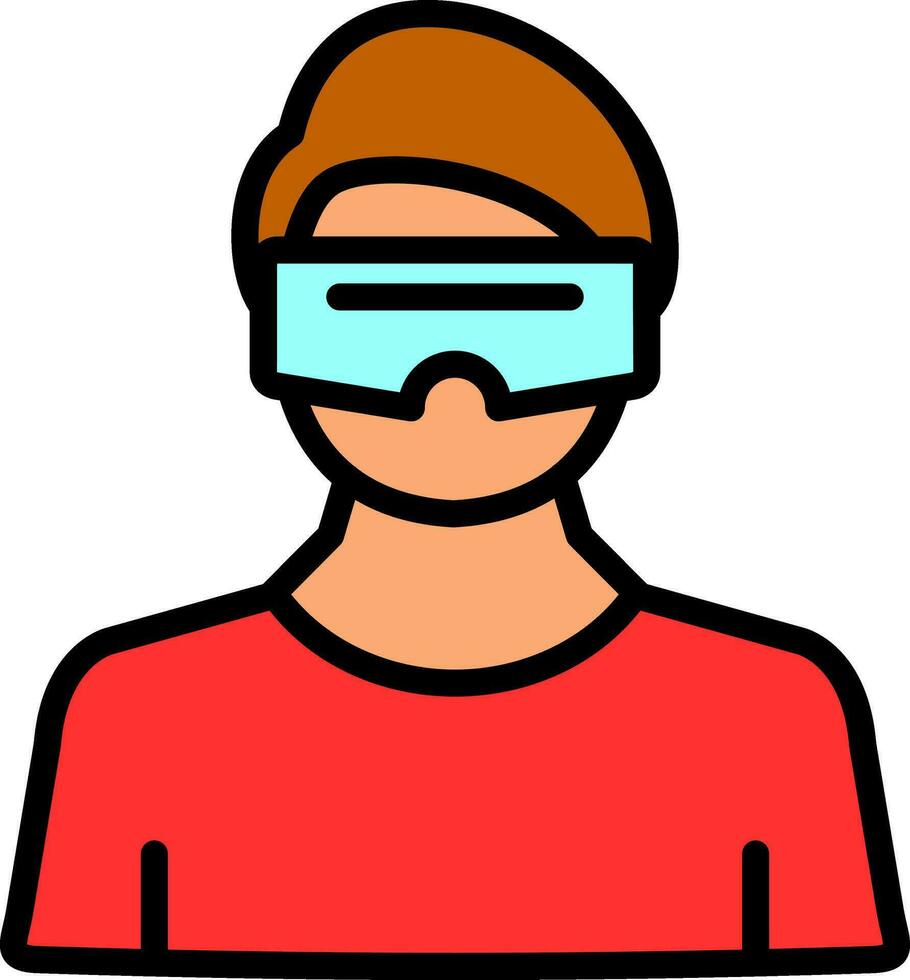 Virtual Reality Vector Icon Design