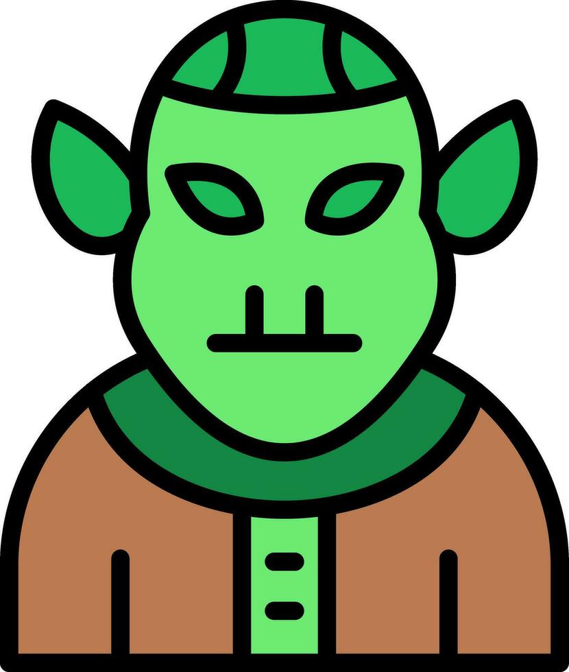 Troll vector icono diseño