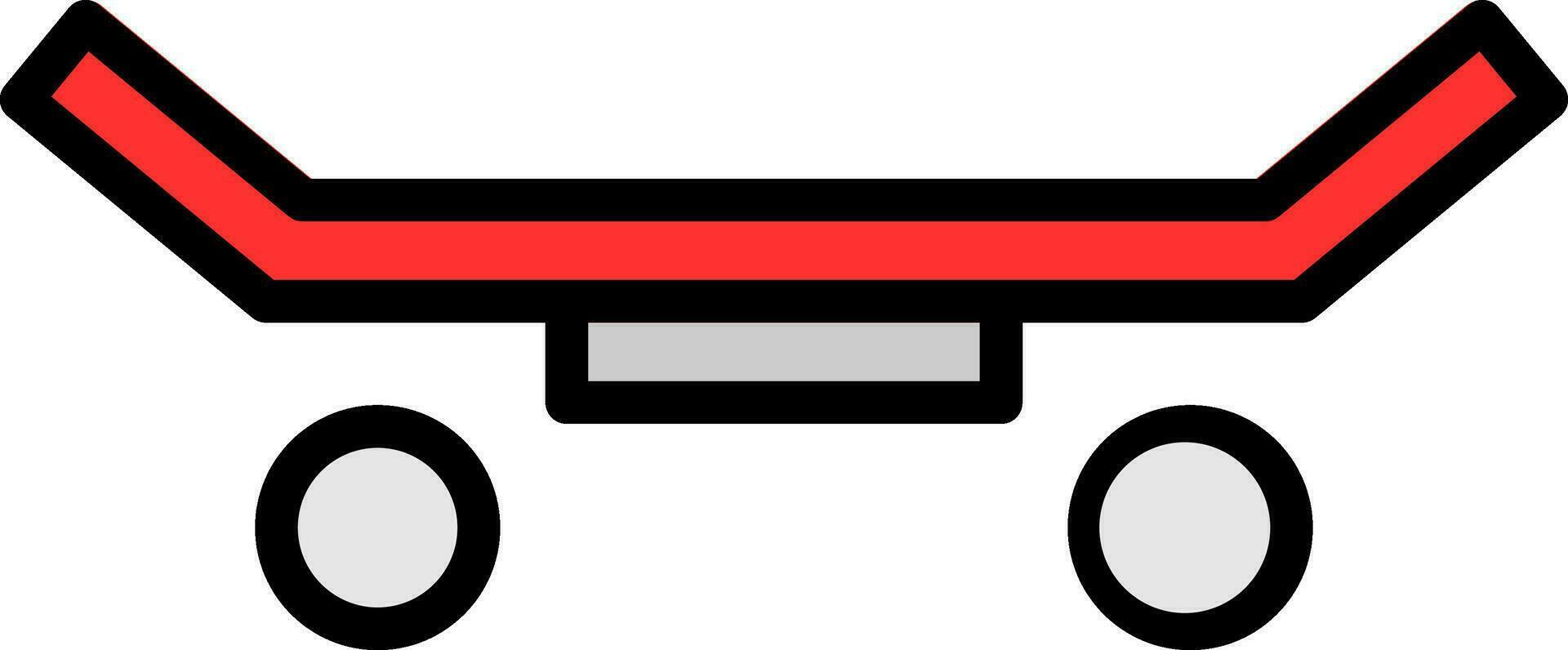 Skateboard Vector Icon Design