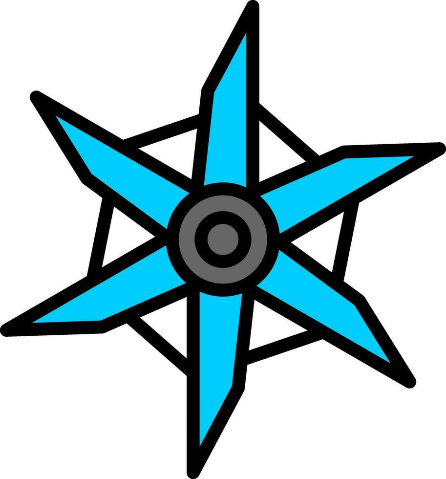 diseño de icono de vector de molinete