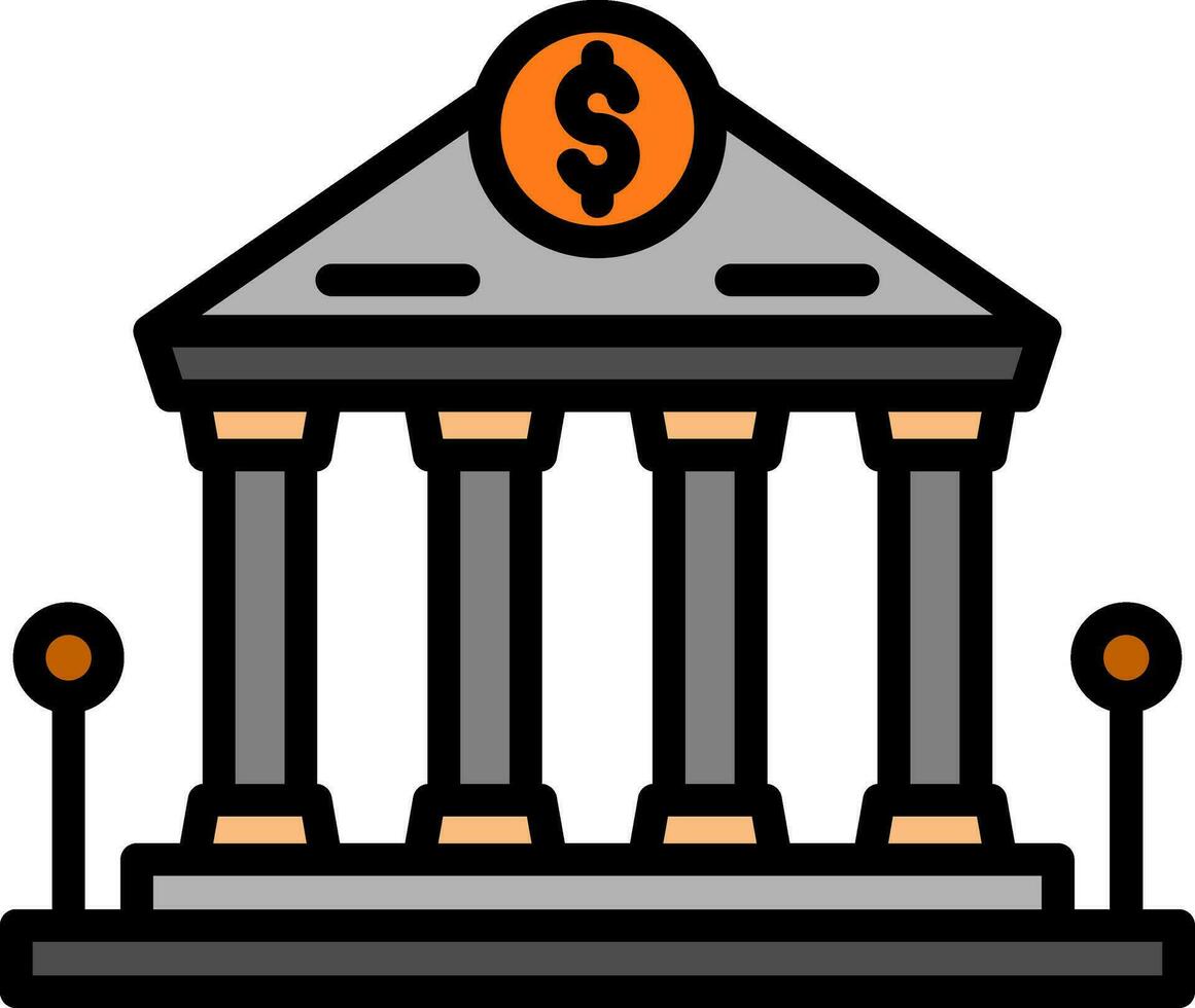 Bank Vector Icon Design