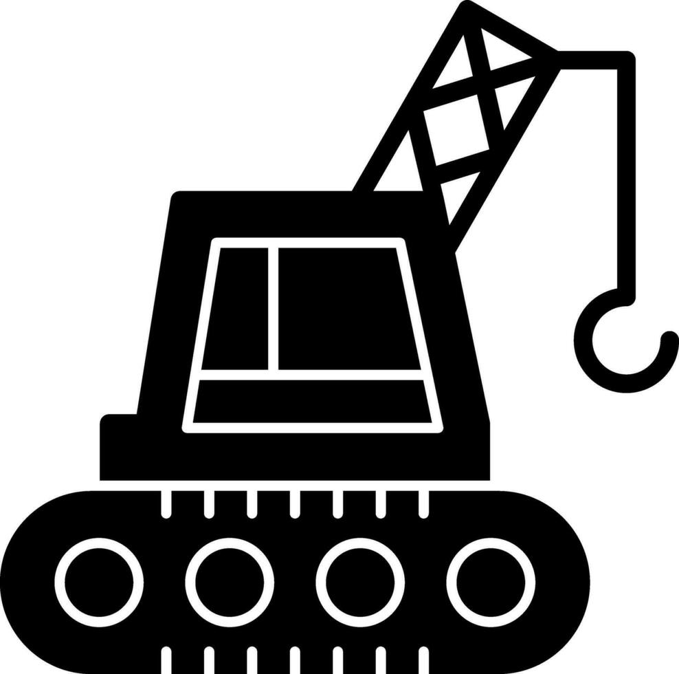 grua máquina vector icono diseño