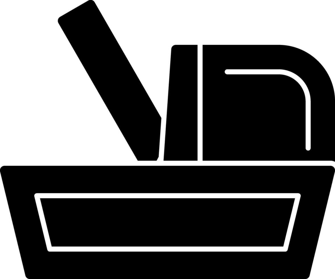Bassinet Vector Icon Design