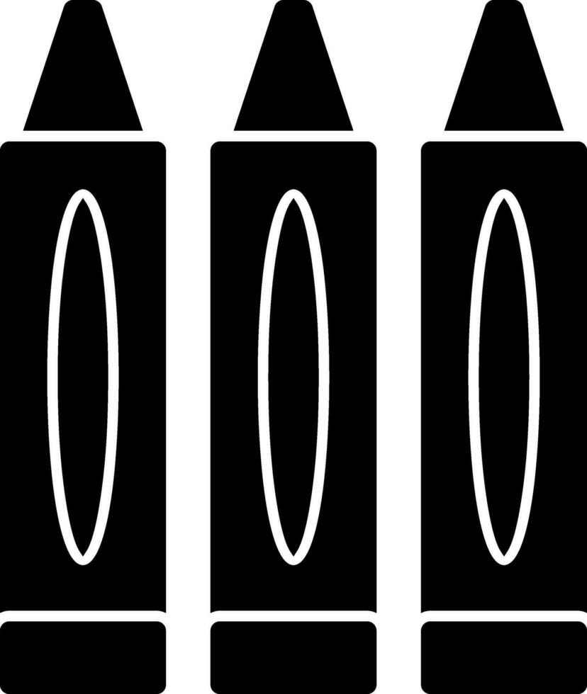 Crayons Vector Icon Design
