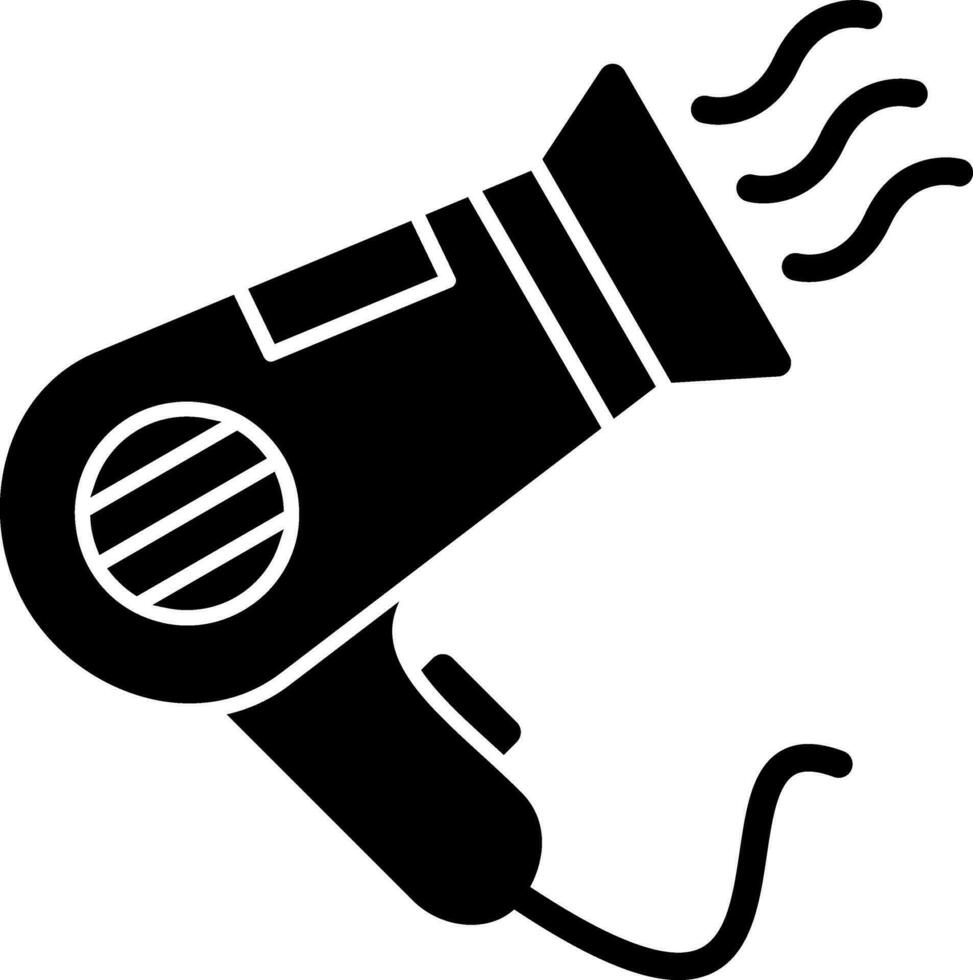 Hairdryer Vector Icon Design