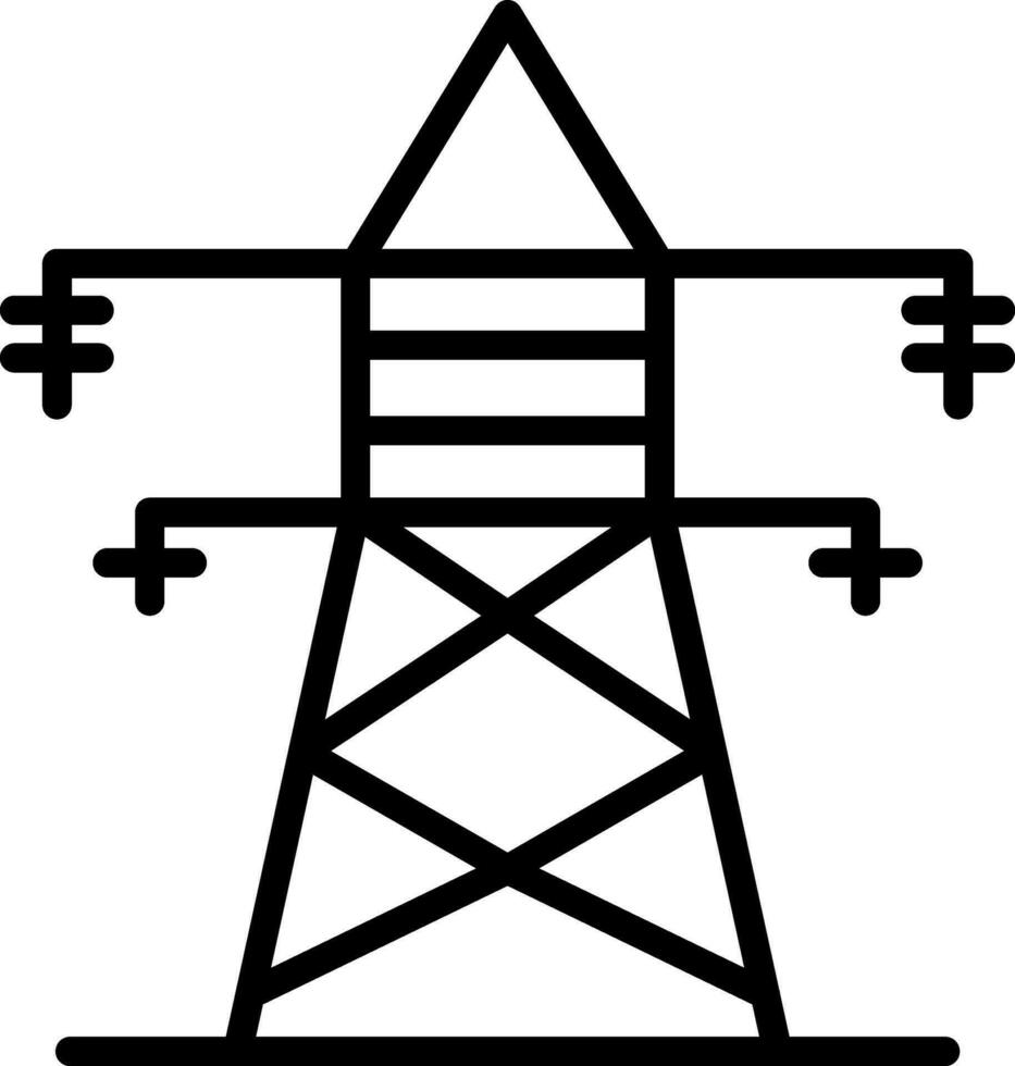 diseño de icono de vector de torre