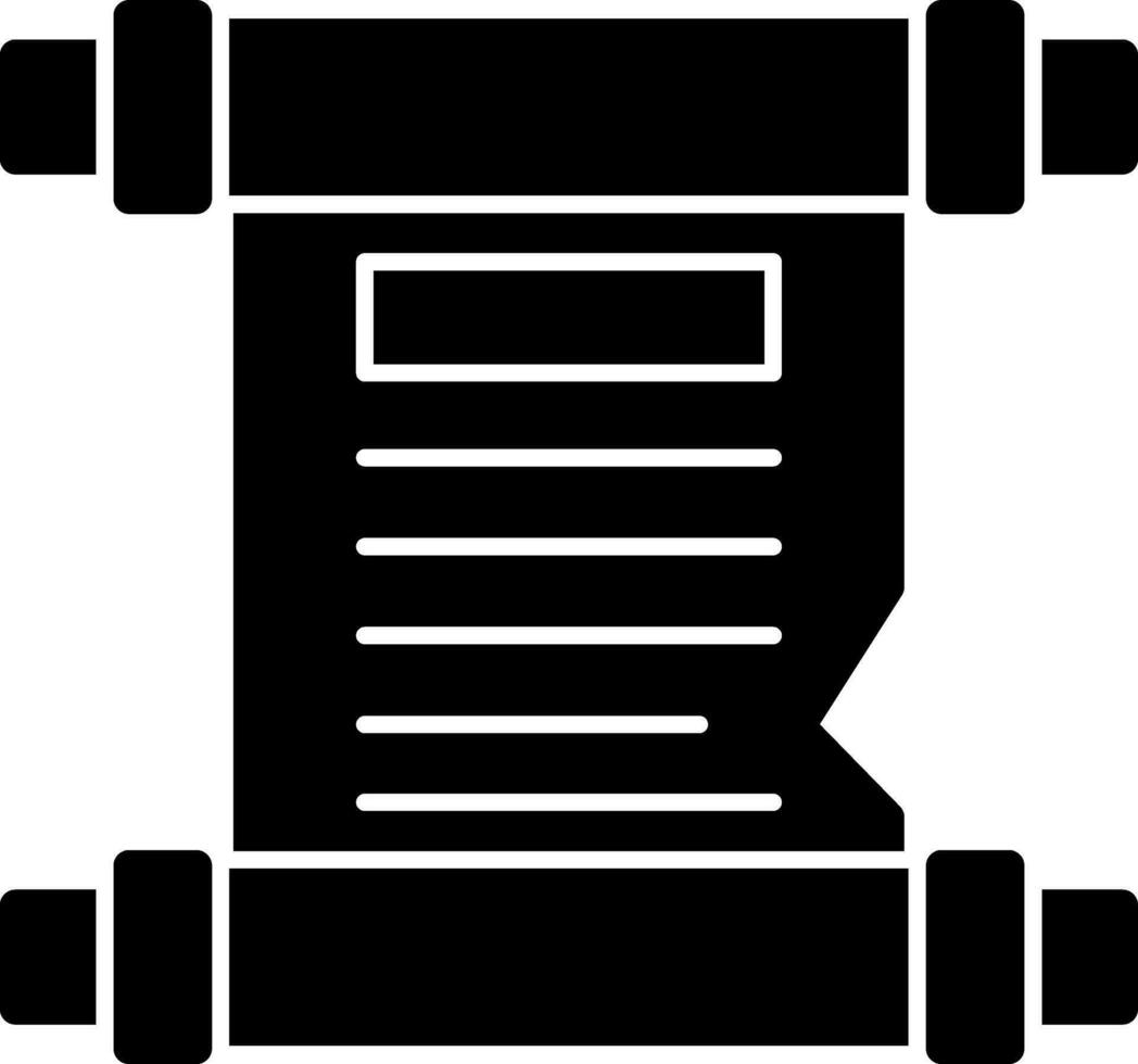 Scroll Vector Icon Design