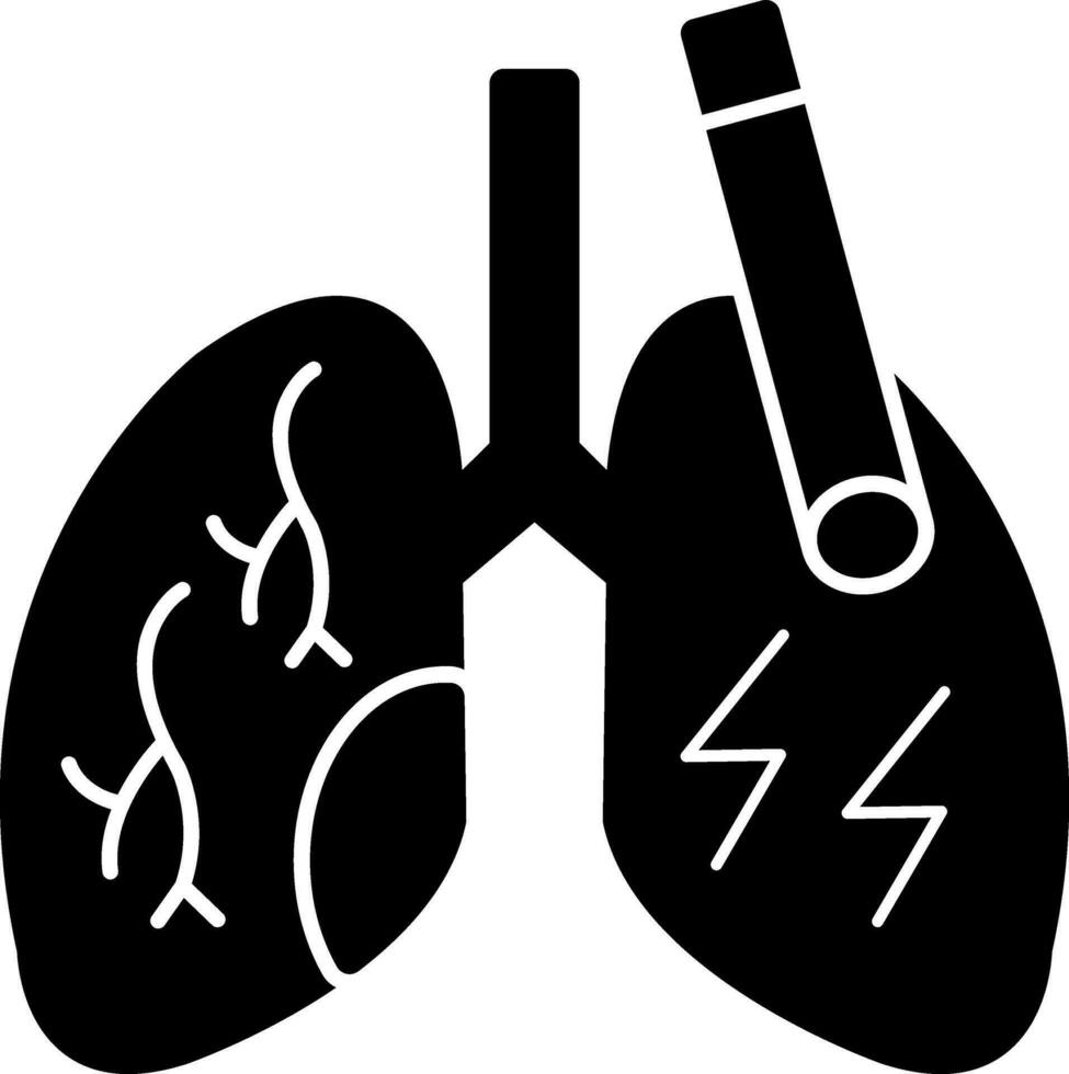 Lungs Vector Icon Design