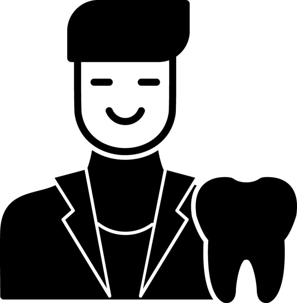 diseño de icono de vector de dentista